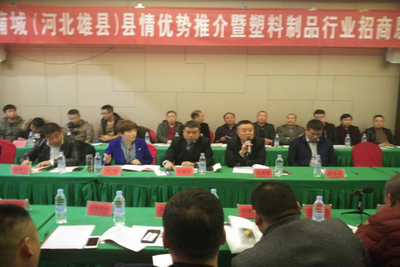 陜西蒲城(河北雄縣)縣情優勢推介暨塑料制品行業招商懇談會成功召開